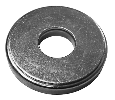 Preview: Blechteller -Edelstahl- vom Gummianschlag an Federtopf, 2CV / DYANE